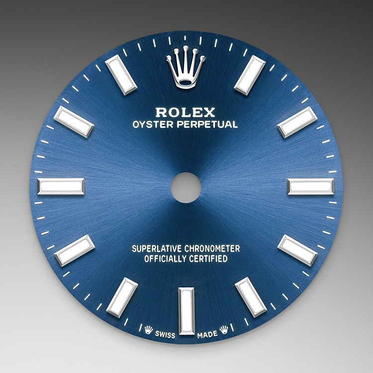 Bright blue dial Bright blue dial