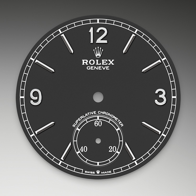 Intense black dial Intense black dial